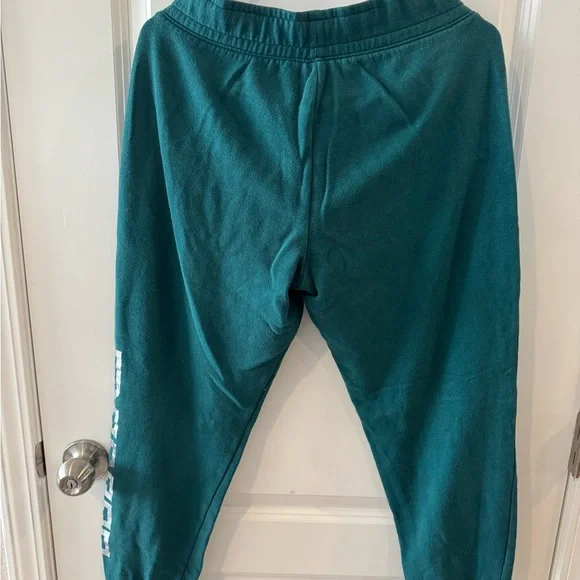 Victoria's Secret Pink Teal Jogger Pants - Picture 2 of 3